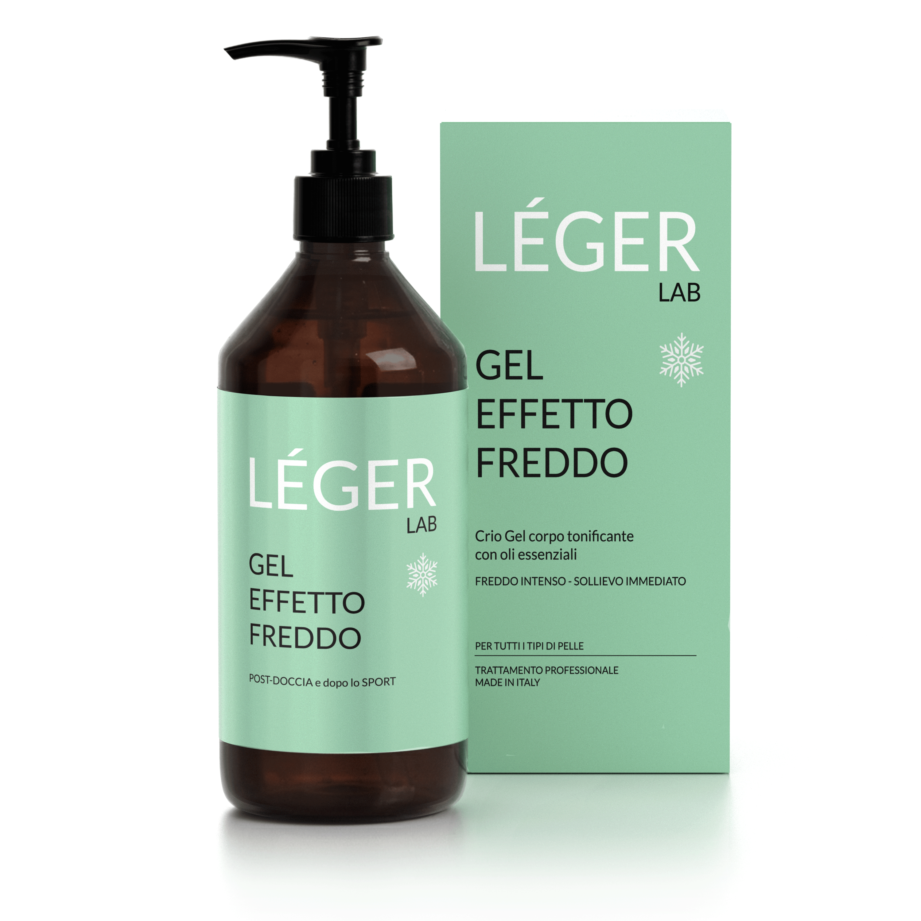 Gel effetto freddo - Crio Gel corpo tonificante