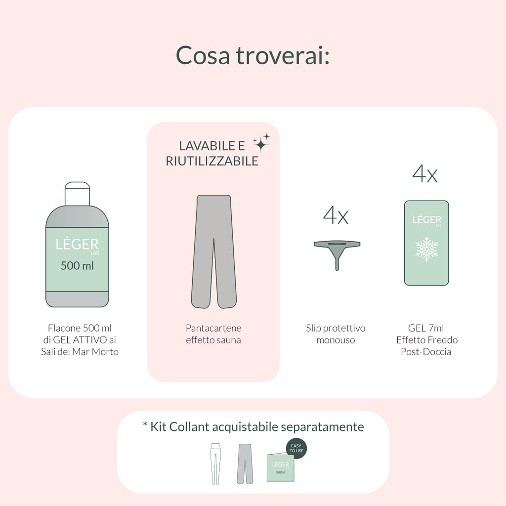 Ricarica 500 ml Gel Attivo Léger LAB